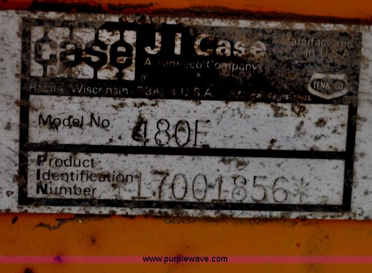 image for item A5914 1986 Case 480E backhoe