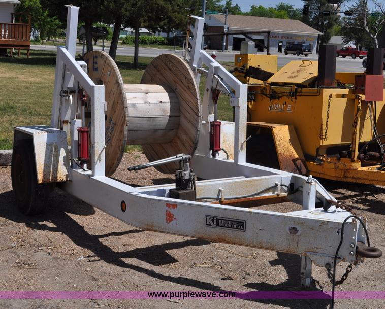 image for item A5918 Kiefer Industrial reel trailer