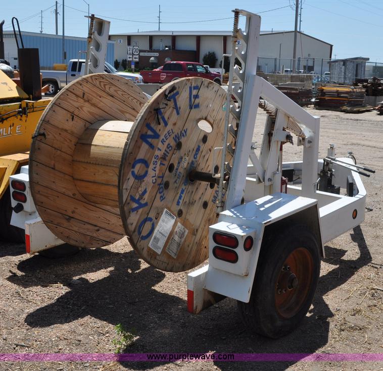 image for item A5918 Kiefer Industrial reel trailer