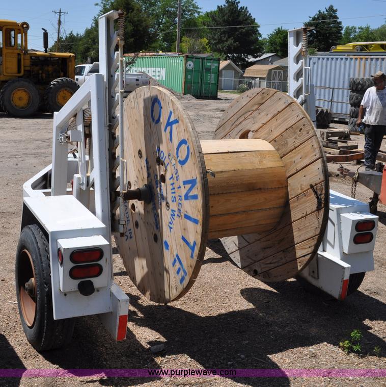 image for item A5918 Kiefer Industrial reel trailer