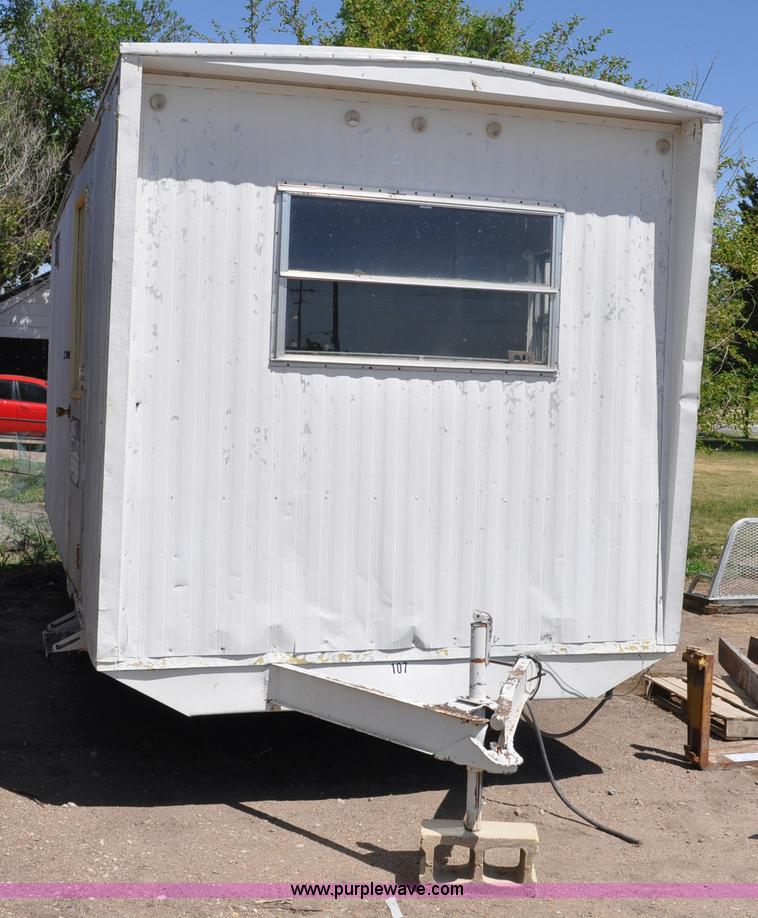 image for item A5925 Shop built mobile office job site trailer