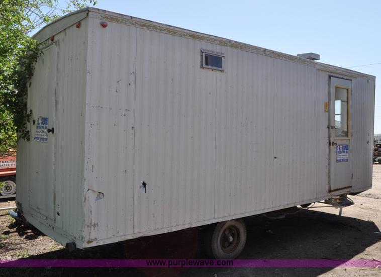 image for item A5925 Shop built mobile office job site trailer
