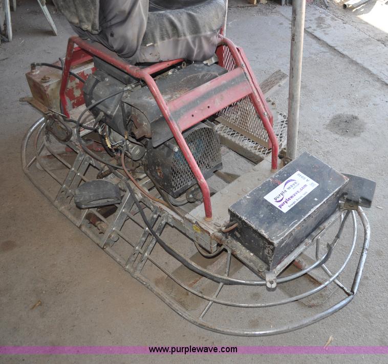 image for item A5946 Razorback 6' power trowel rider