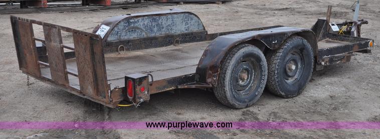 image for item A5947 1990 Tandem axle utility trailer