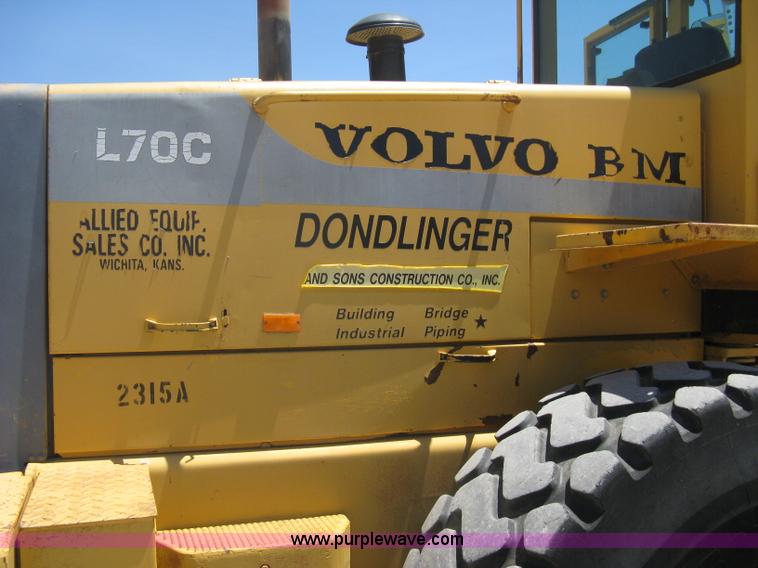 image for item A6406 1995 Volvo BM L70C wheel loader