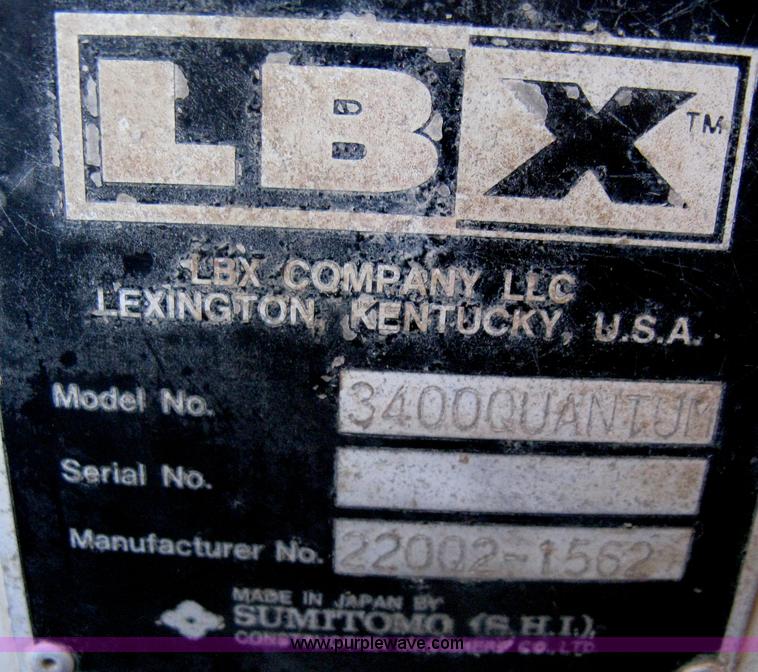 image for item A6411 2000 Link-Belt  3400 Quantum excavator