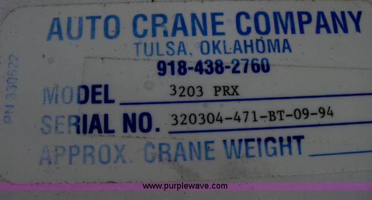 image for item A6417 1994 GMC 3500 SL service truck