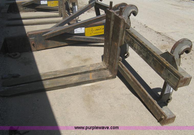image for item A6420 59"W quick attach loader forks