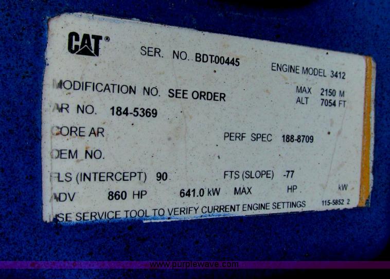 image for item A8317 2002 Peterson Pacific HC5400 portable horizontal recycler grinder