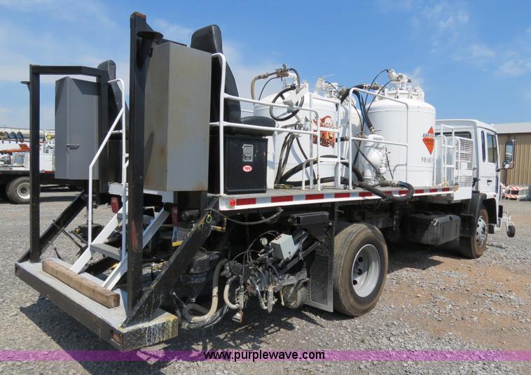 image for item B2369 1987 Volvo FE6 paint striper truck