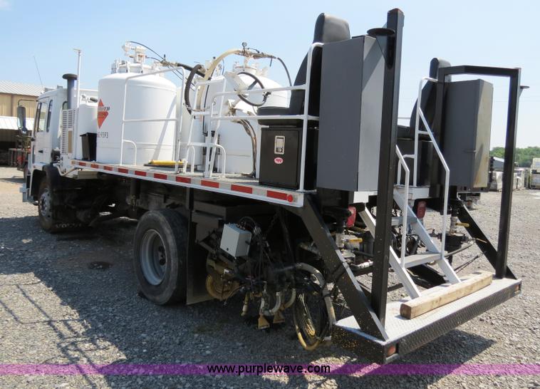 image for item B2369 1987 Volvo FE6 paint striper truck