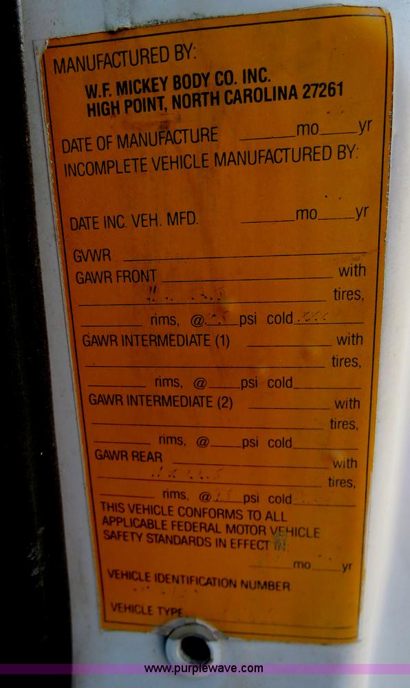 image for item B2369 1987 Volvo FE6 paint striper truck