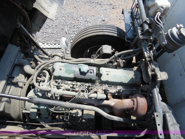 image for item B2369 1987 Volvo FE6 paint striper truck