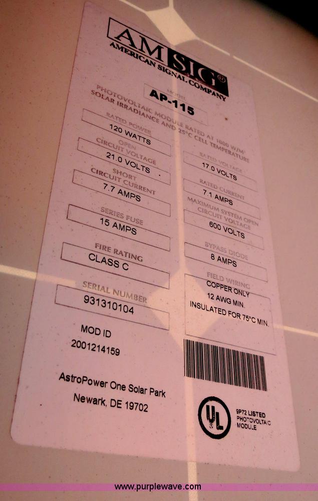 image for item B2371 2001 AMSIG CMS-T331 portable message board