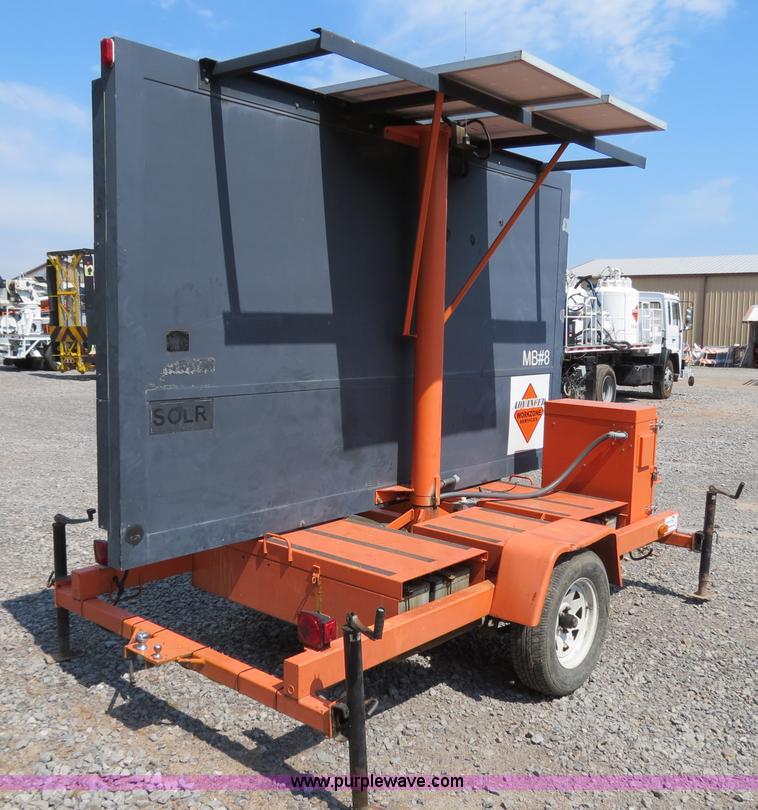 image for item B2372 2001 AMSIG CMS-T331 portable message board