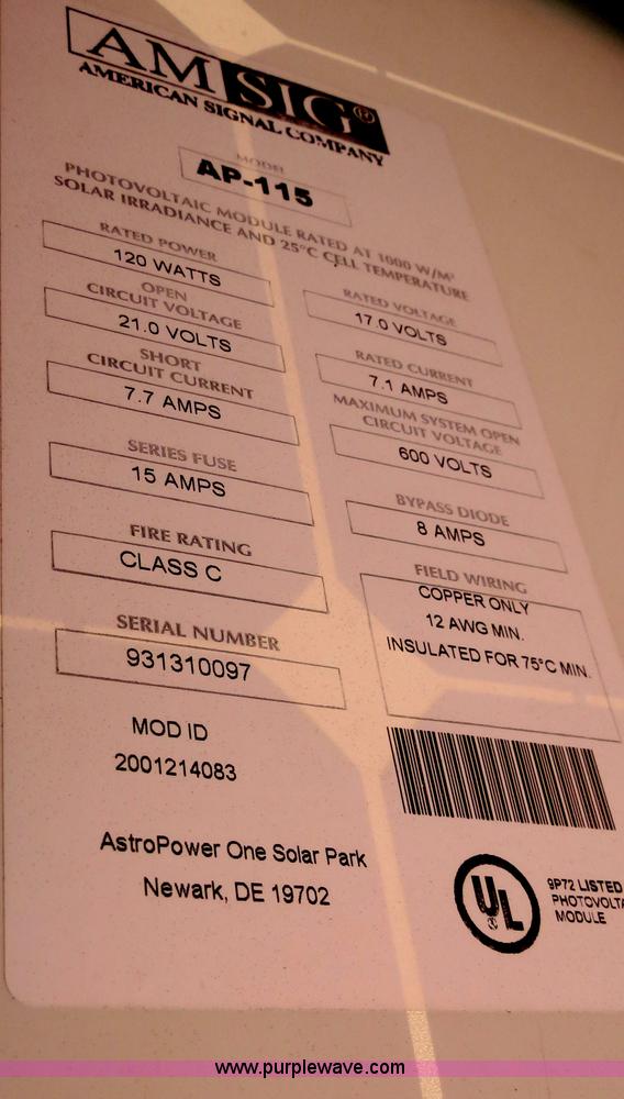 image for item B2372 2001 AMSIG CMS-T331 portable message board