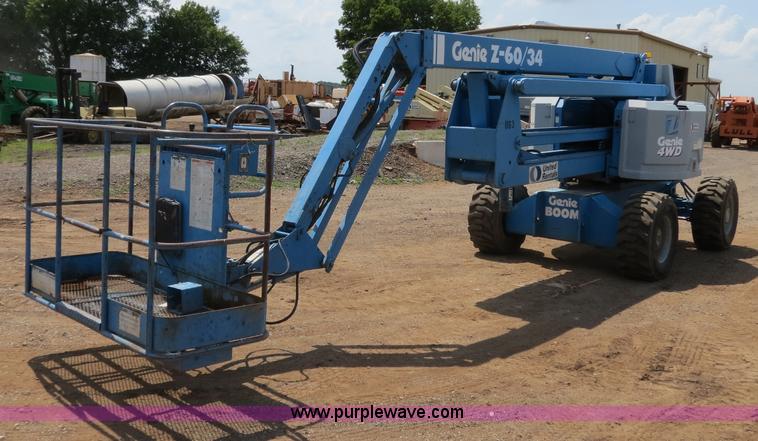 image for item B2387 1999 Genie Z-60/34 articulating boom lift