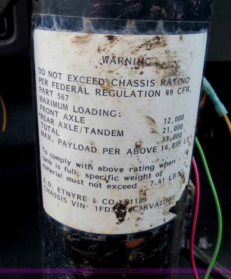 image for item B2388 1994 Ford F700 asphalt distributor truck