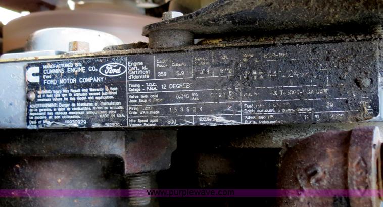 image for item B2388 1994 Ford F700 asphalt distributor truck