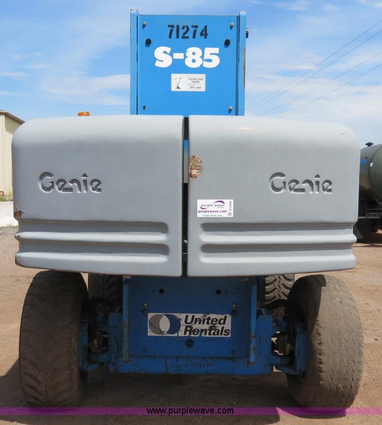 image for item B2408 1999 Genie S85 boom lift