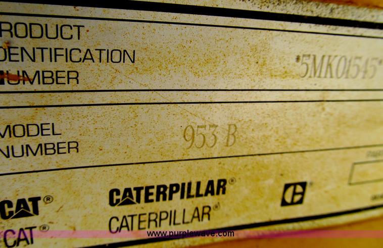 image for item B2721 1994 Caterpillar 953B track loader