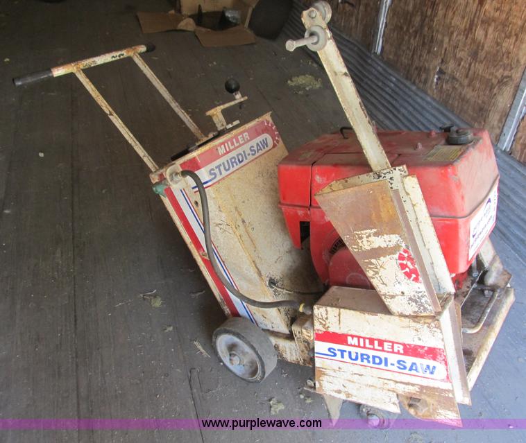 image for item B2723 Miller Sturdi Saw concrete saw