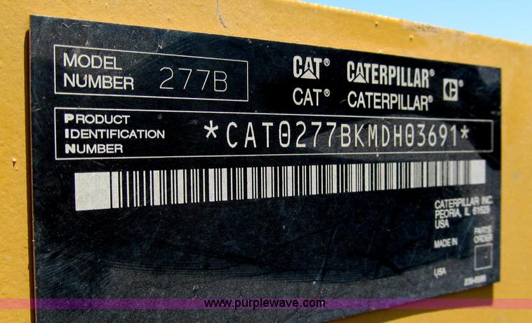 image for item C2203 2007 Caterpillar 227B track skid steer