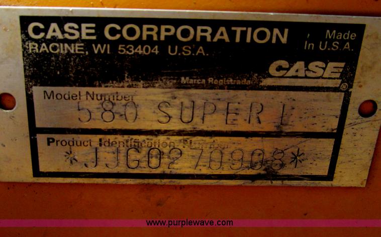 image for item C2238 1999 Case 580 Super L Series 2 backhoe