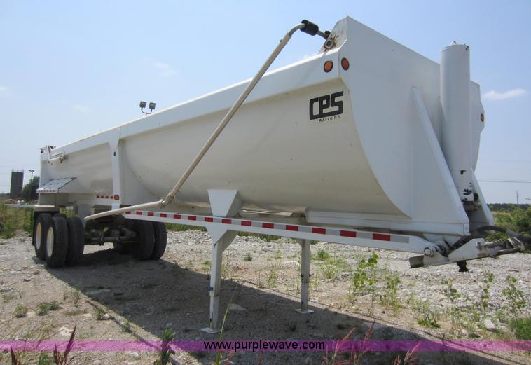 image for item C5395 2008 CPS 32' end dump trailer