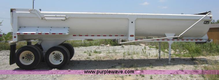 image for item C5395 2008 CPS 32' end dump trailer
