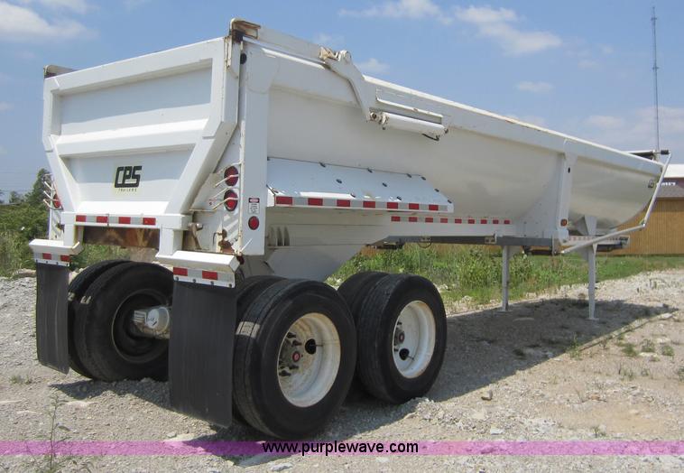 image for item C5395 2008 CPS 32' end dump trailer