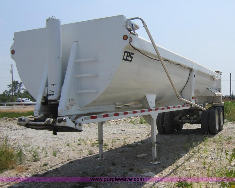 image for item C5395 2008 CPS 32' end dump trailer