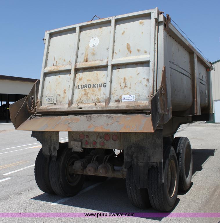 image for item D5086 1993 Load King 20' tandem axle dump trailer
