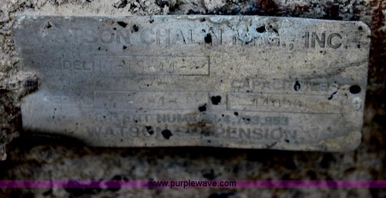 image for item D5086 1993 Load King 20' tandem axle dump trailer