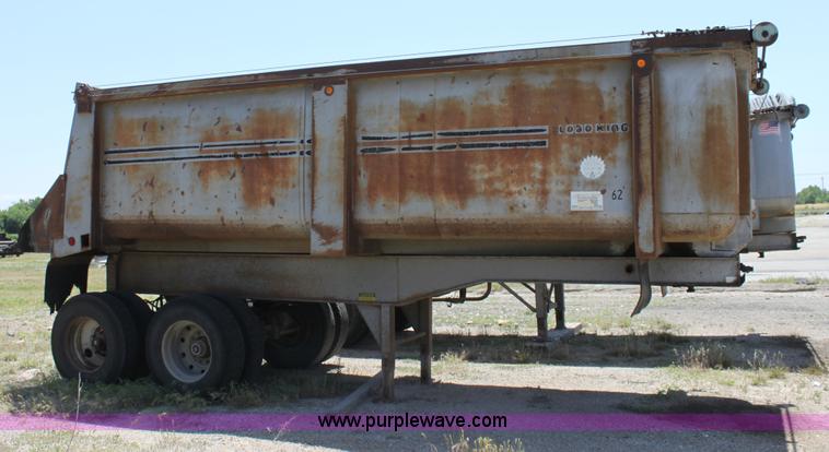 image for item D5087 1993 Load King 20' tandem axle dump trailer