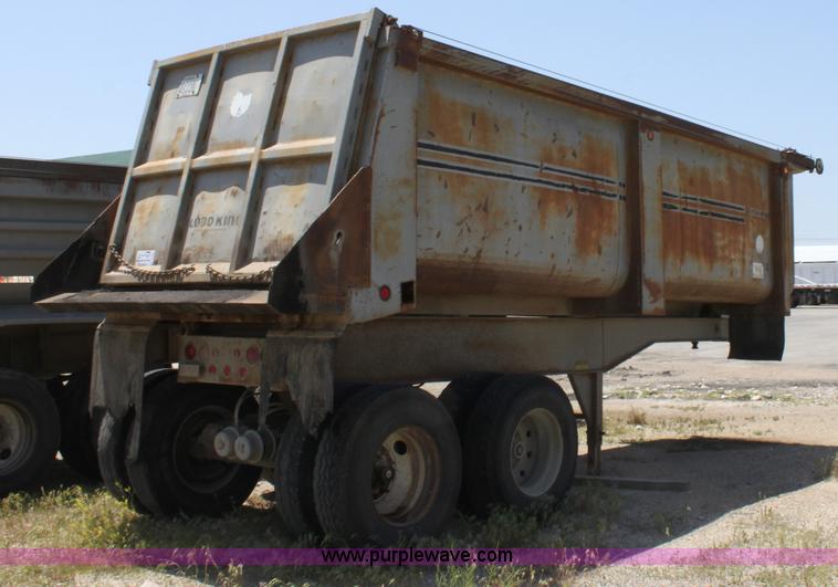 image for item D5087 1993 Load King 20' tandem axle dump trailer