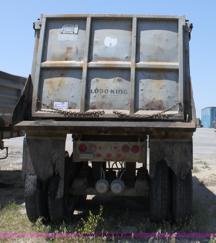 image for item D5087 1993 Load King 20' tandem axle dump trailer