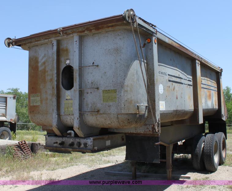 image for item D5087 1993 Load King 20' tandem axle dump trailer