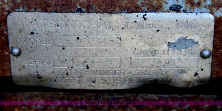 image for item D5087 1993 Load King 20' tandem axle dump trailer