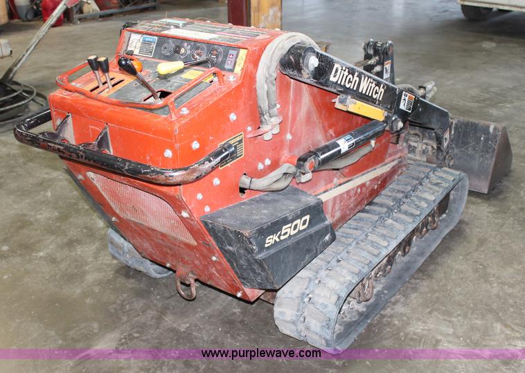image for item L9839 2003 Ditch Witch SK500 walk behind skid steer