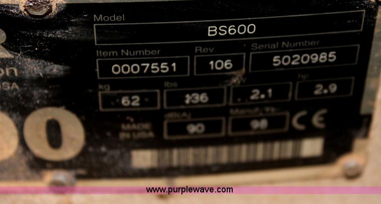 image for item L9843 1998 Wacker B5600 jumping jack