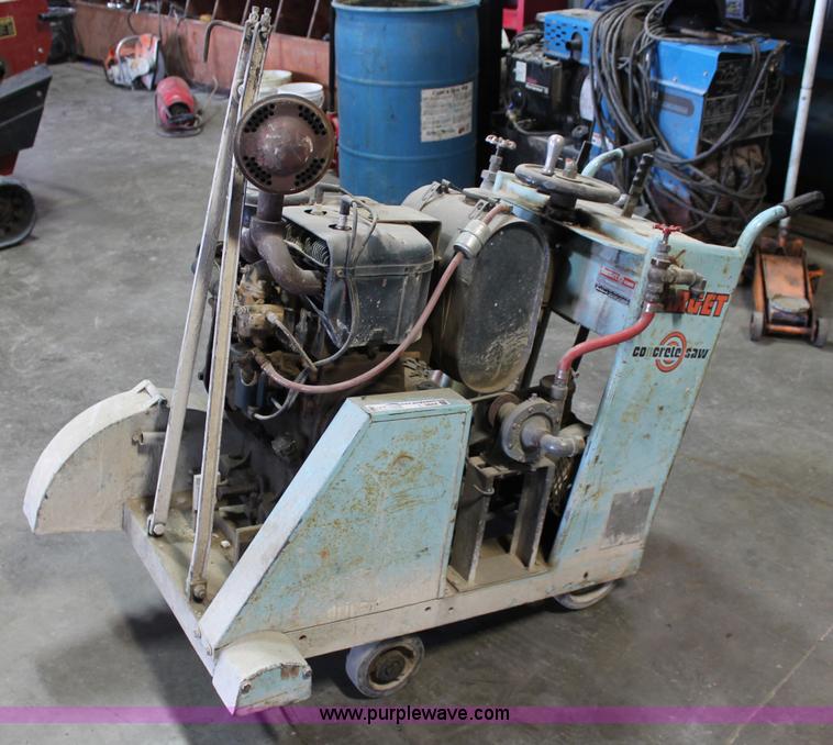 image for item L9844 Target EC18 self-propelled walk-behind concrete saw