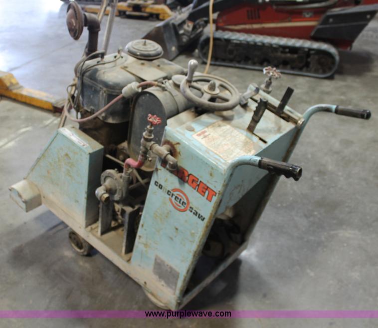 image for item L9844 Target EC18 self-propelled walk-behind concrete saw