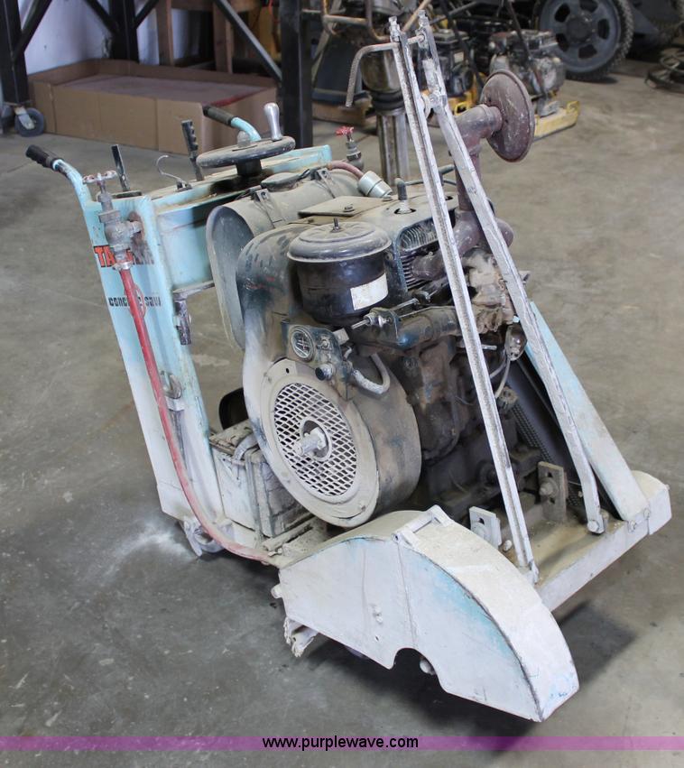 image for item L9844 Target EC18 self-propelled walk-behind concrete saw