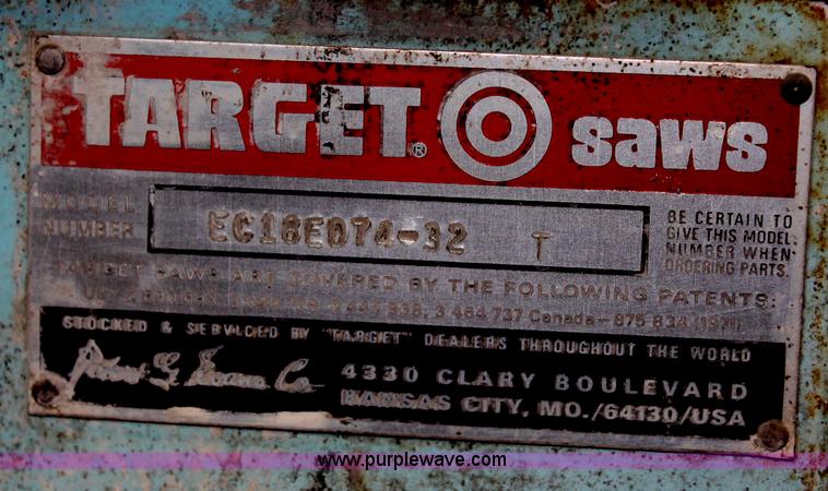 image for item L9844 Target EC18 self-propelled walk-behind concrete saw