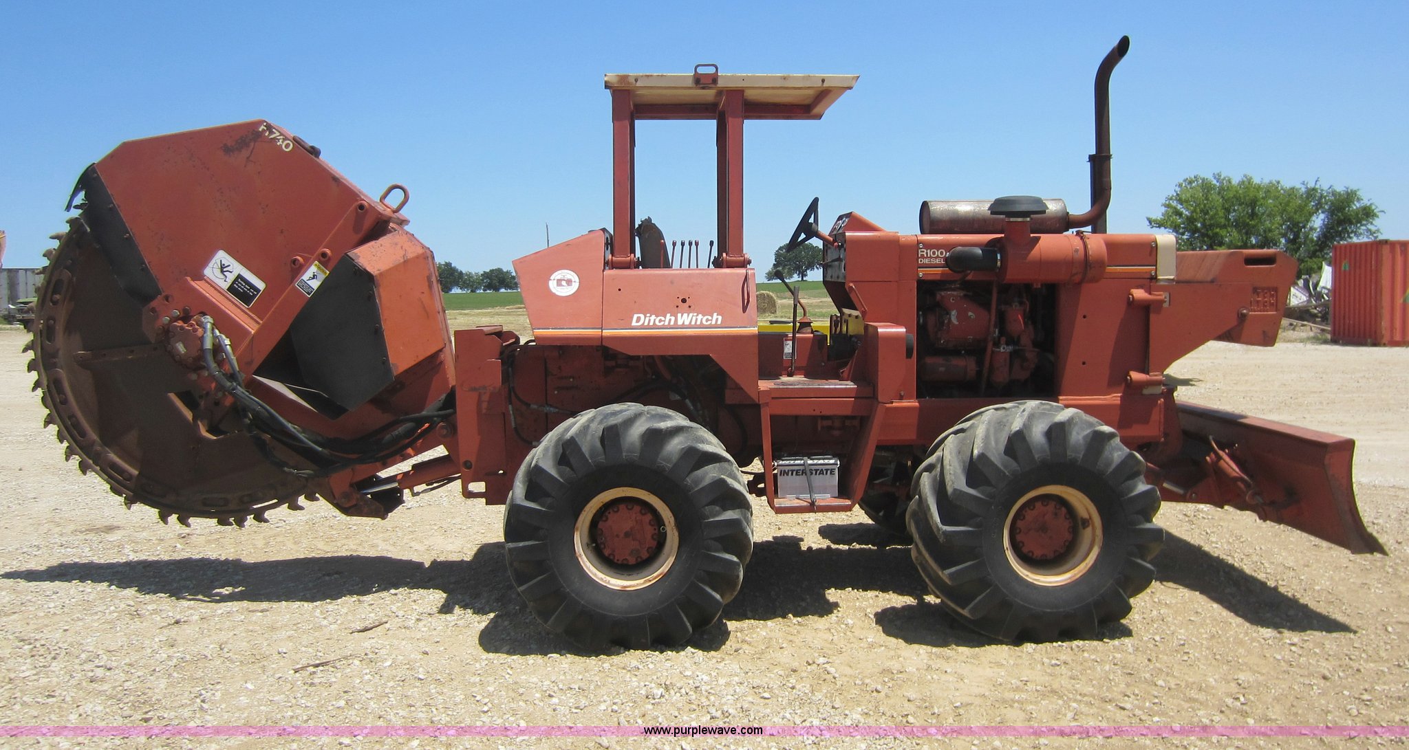 1987 Ditch Witch R100 rock saw in Neodesha, KS Item D5550 sold