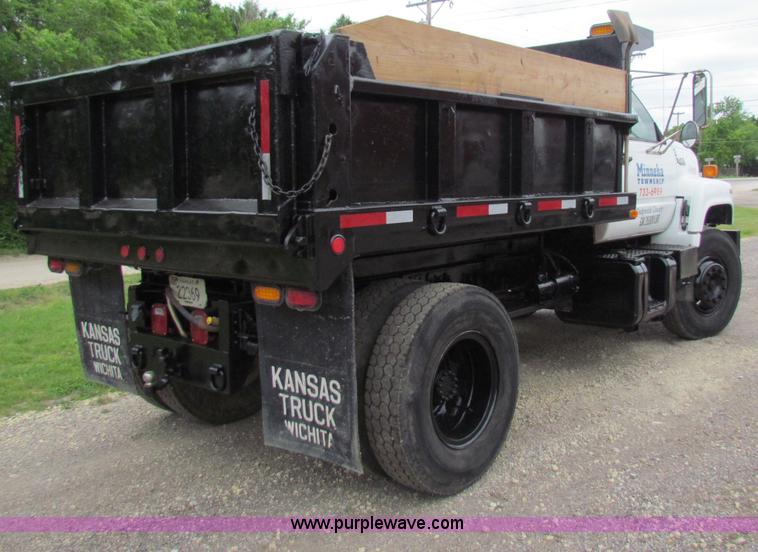 image for item B1349 1993 GMC Topkick dump truck