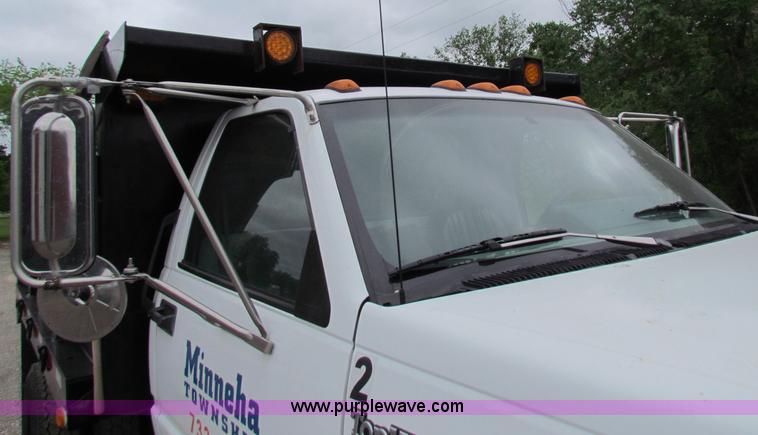 image for item B1349 1993 GMC Topkick dump truck
