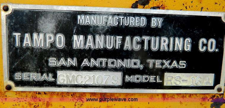 image for item B3684 1977 Tampo RS16A roller