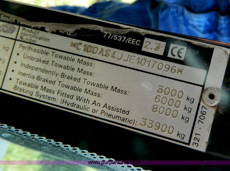 image for item B3687 2002 Case IH CX100 MFWD tractor